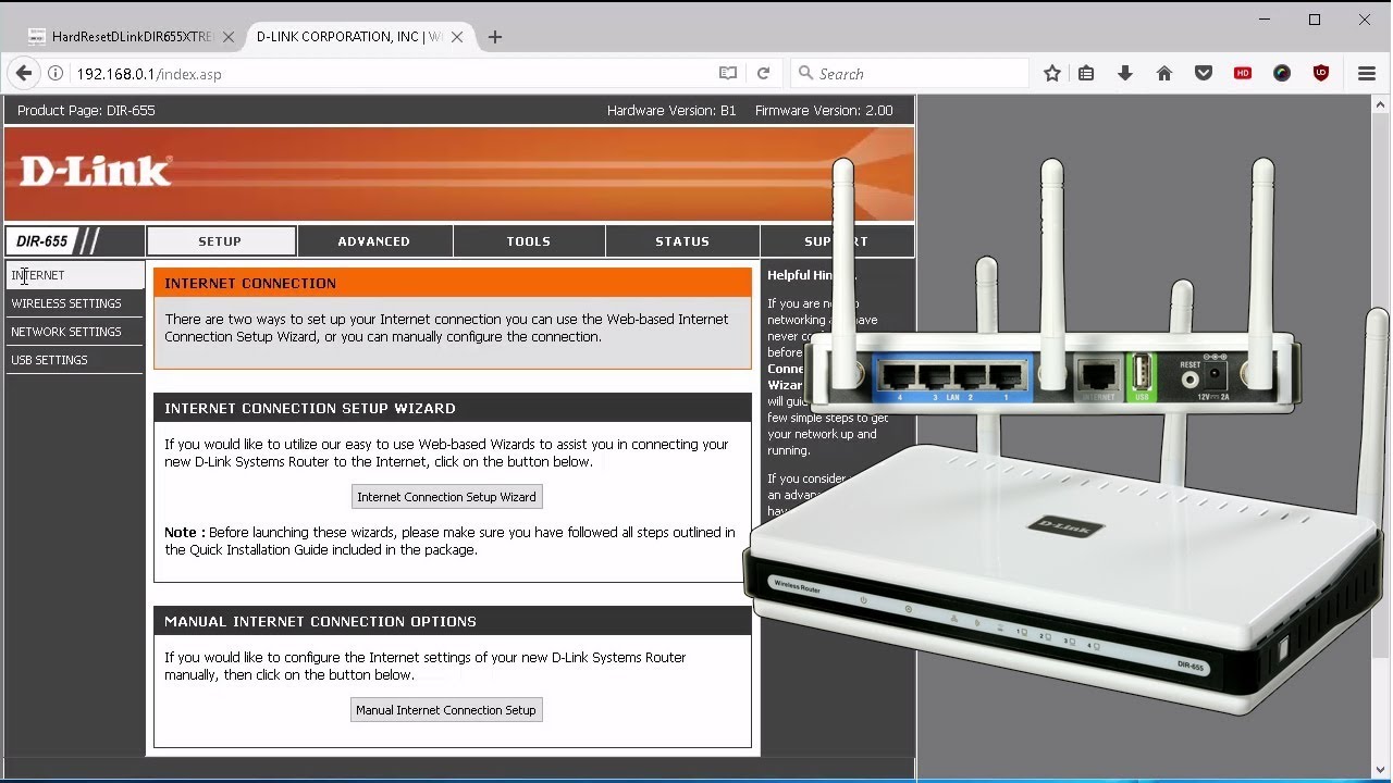 Dlink DiR-655 router setup